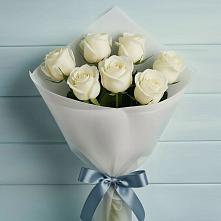 Букет 7 Белых роз Эдлесс Лав #REPLACE_PRED# Заречье