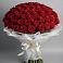 Букет 101 Красная роза Блэк Мэджик в Заречье