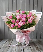 Букет Розовый кустик #REPLACE_PRED# Заречье