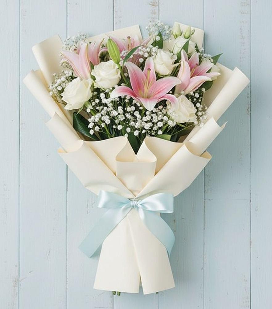 Букет цветов из: Лилии в Заречье