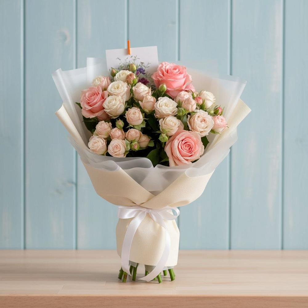 Букет цветов из: Розы в Заречье