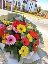 Букет цветов из:  Герберы #REPLACE_PRED# Заречье