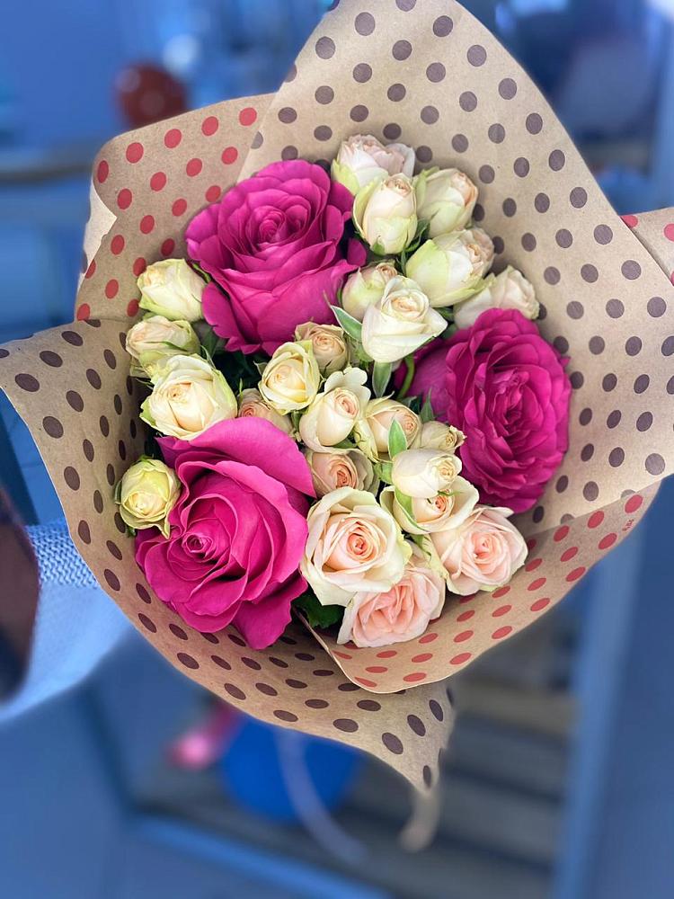 Букет цветов из: Розы в Заречье