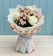 Букет цветов из:  Розы в Заречье