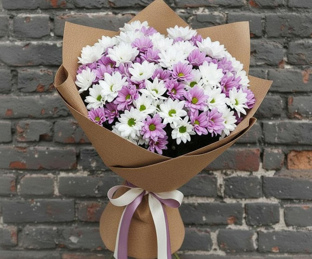 Букет цветов из: Хризантемы в Заречье