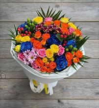 Букет цветов из:  Розы и Хризантемы в Заречье