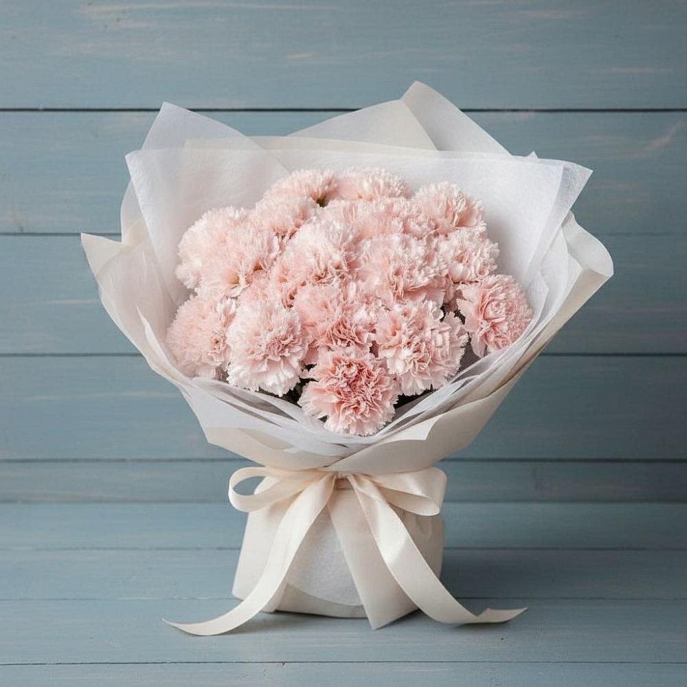 Букет цветов из: Гвоздики в Заречье