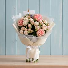 Букет цветов из:  Розы в Заречье