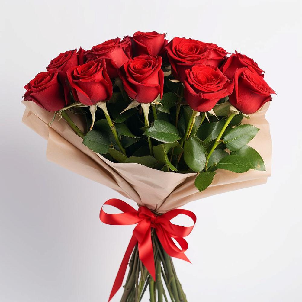 Букет 11 Красных роз Эдлесс Лав в Заречье