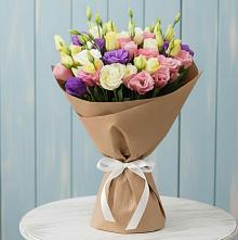 Букет цветов из:  Лизиантусы в Заречье