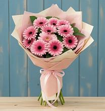 Букет цветов из:  Герберы в Заречье