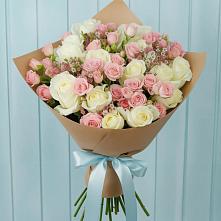 Букет цветов из:  Розы в Заречье